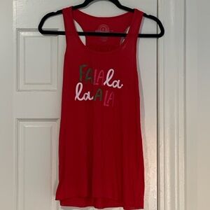 Pure Barre Holiday “FaLaLa” Festive Tank Top [Large]